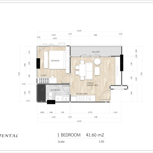 Siam Oriental Dream, 1 bedroom apartments - from 29.45 m²